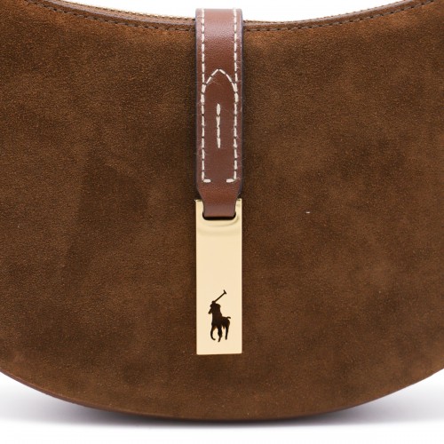 BROWN LEATHER SHOULDER BAG