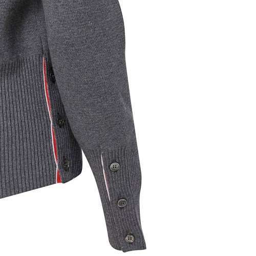 GREY WOOL KNITWEAR