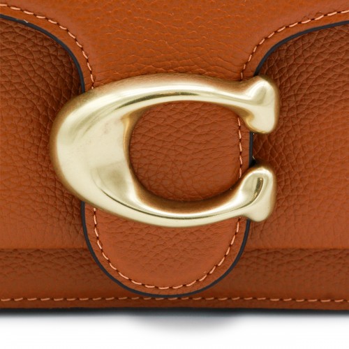 AMBER LEATHER TABBY 26 REFRESH SHOULDER BAG