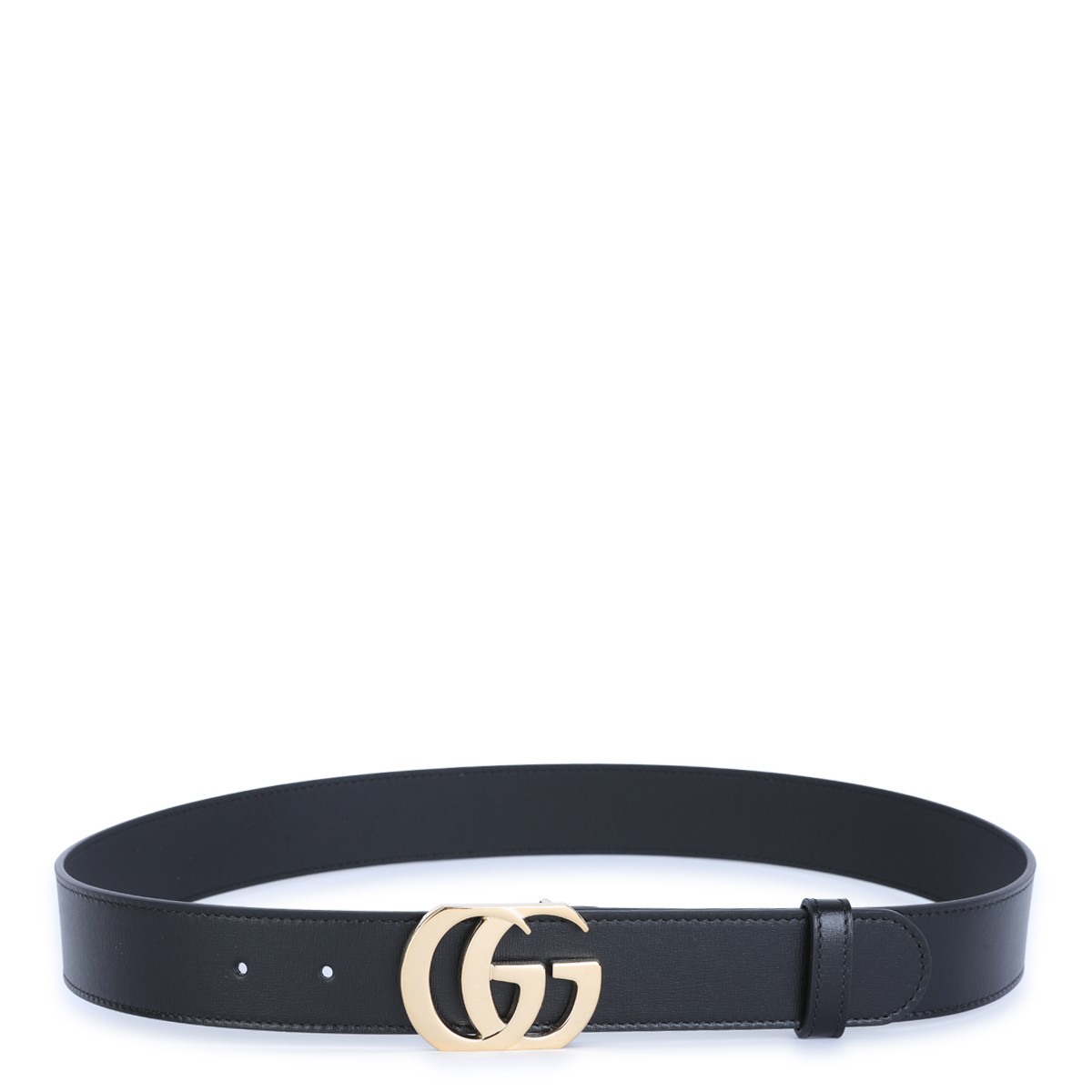 BLACK LEATHER BELT