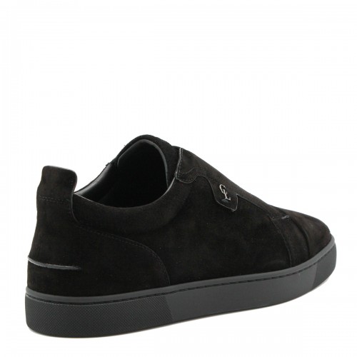 BLACK LEATHER ST. LOUIS SNEAKERS