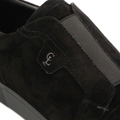 BLACK LEATHER ST. LOUIS SNEAKERS
