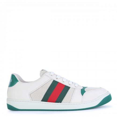 WHITE LEATHER SNEAKERS