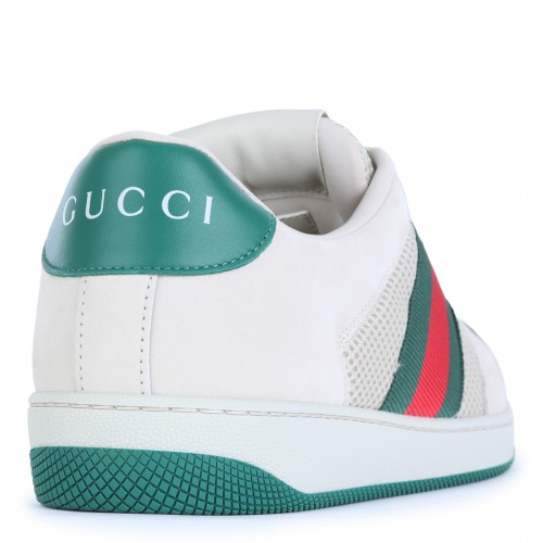 WHITE LEATHER SNEAKERS