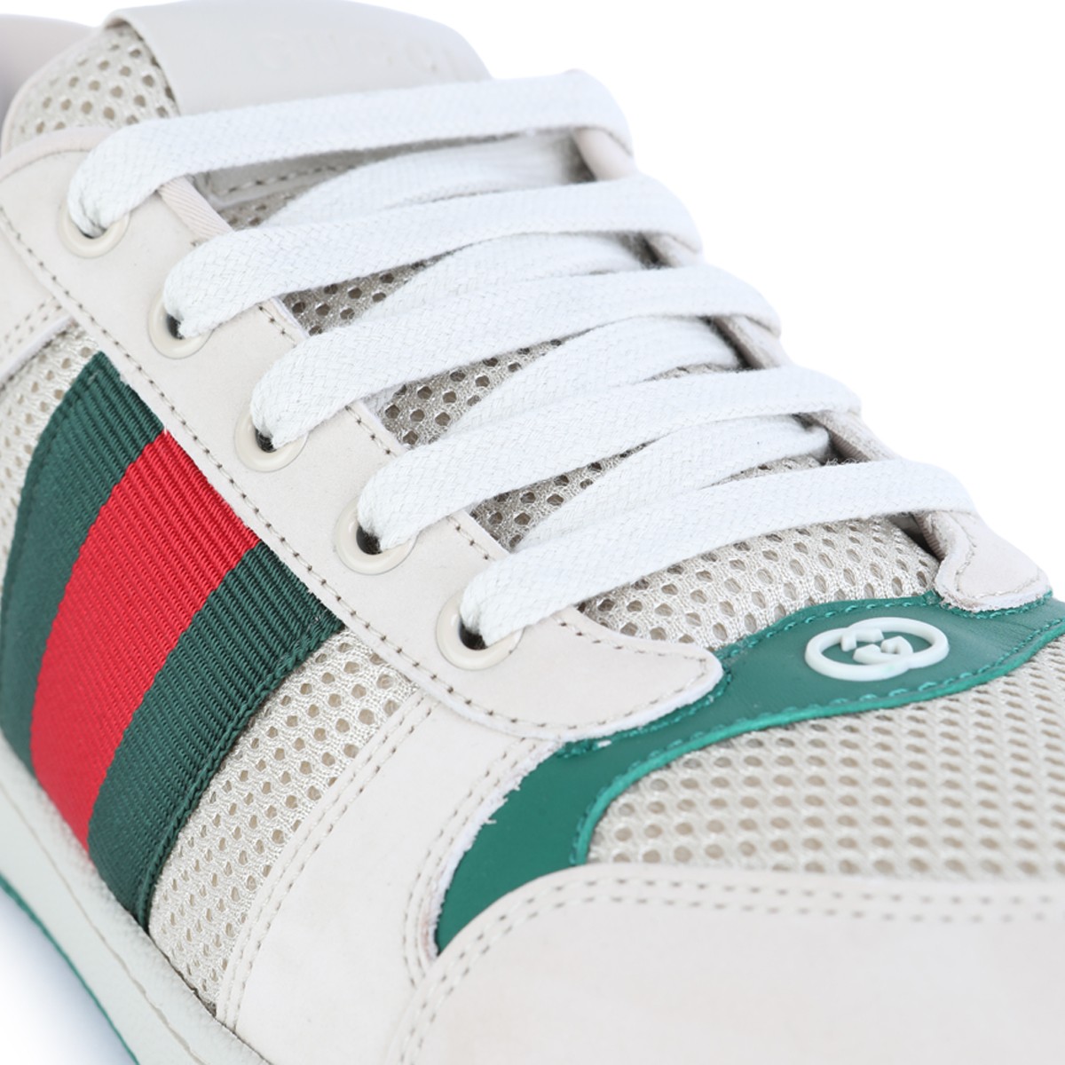 WHITE LEATHER SNEAKERS