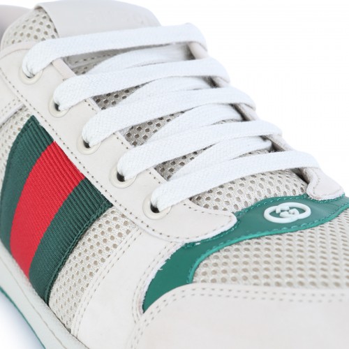 WHITE LEATHER SNEAKERS