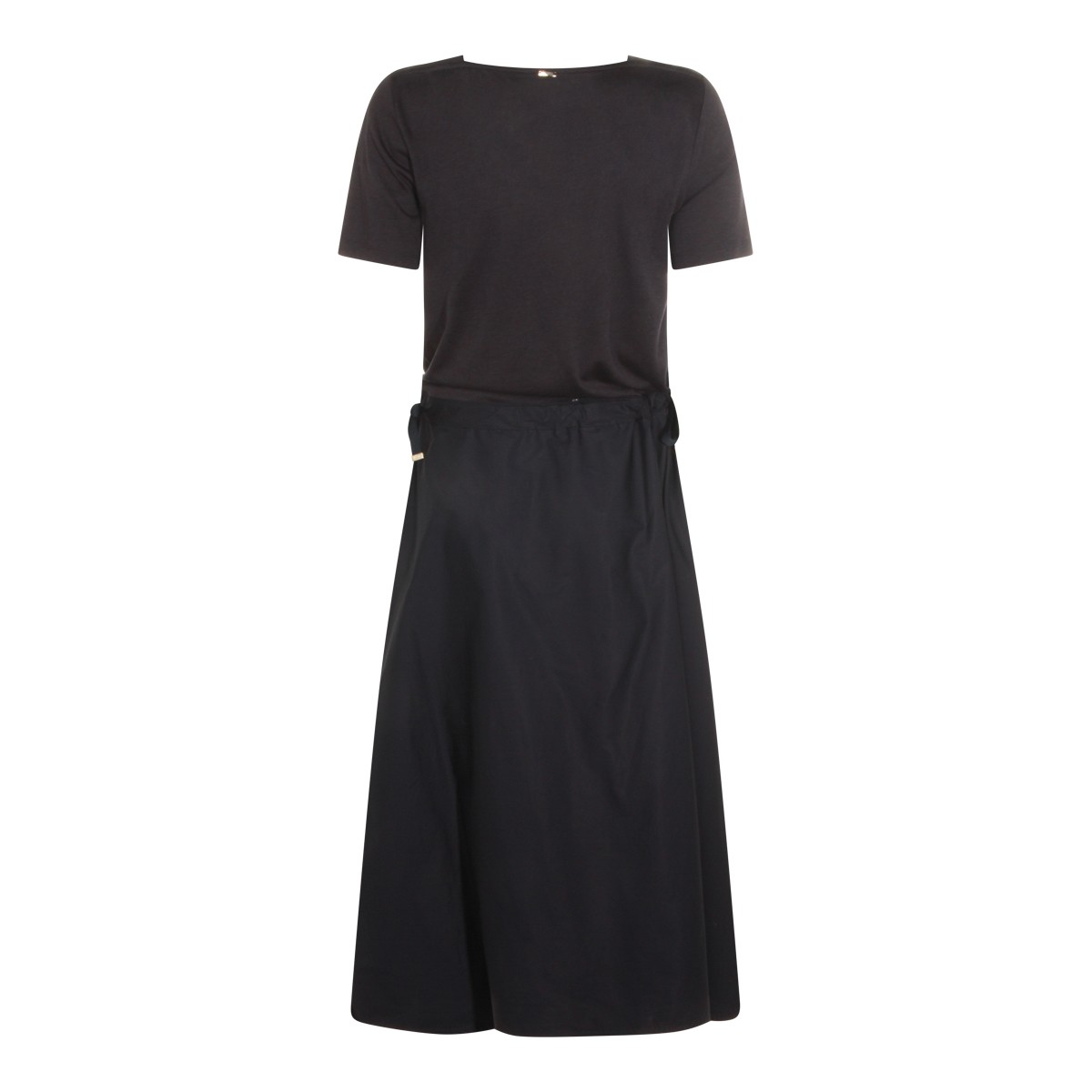NAVY COTTON LONG DRESS