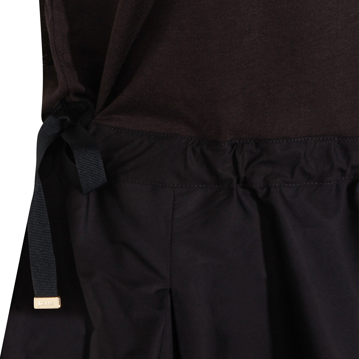 NAVY COTTON LONG DRESS