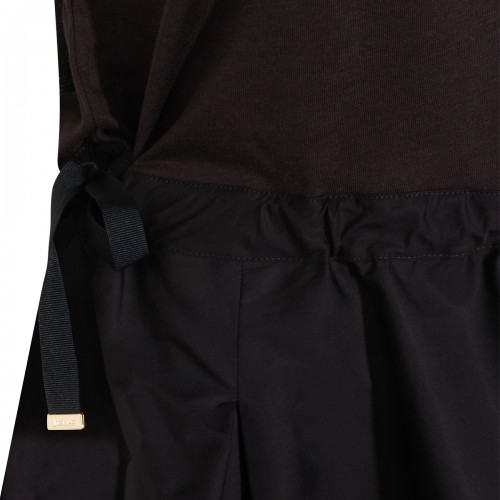 NAVY COTTON LONG DRESS