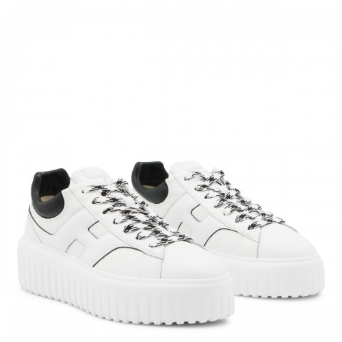 WHITE AND BLACK LEATHER... 2