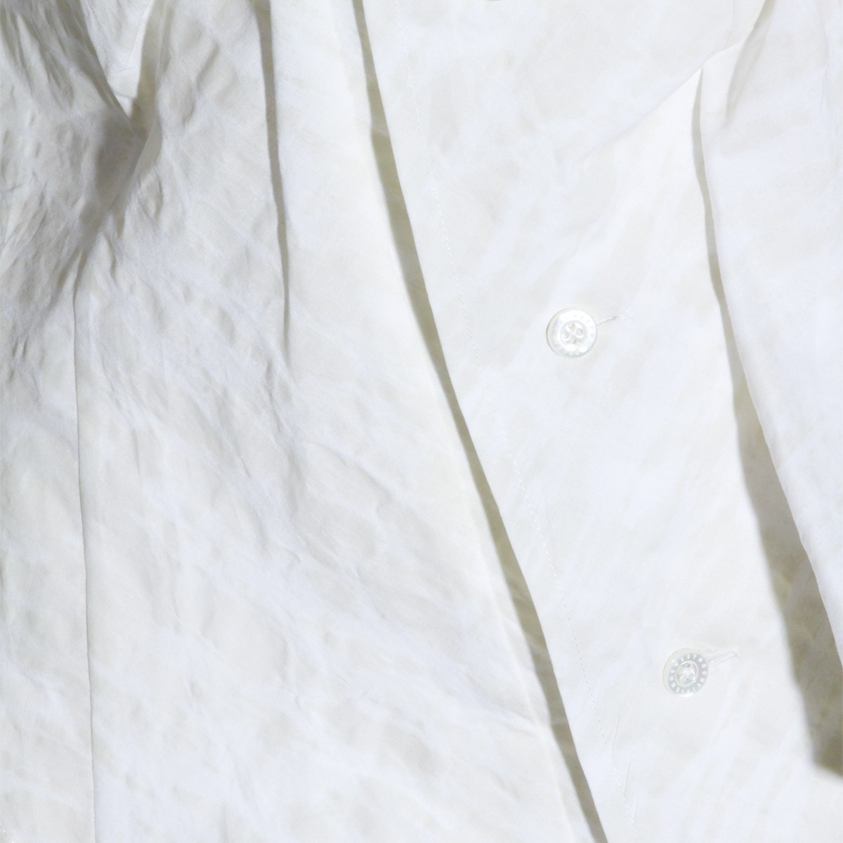 STAINED WHITE COTTON SHIRT