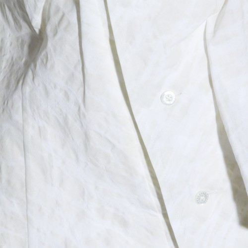 STAINED WHITE COTTON SHIRT