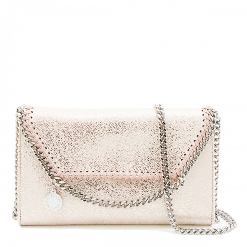 LIGHT PINK MINI FALABELLA SHOULDER BAG