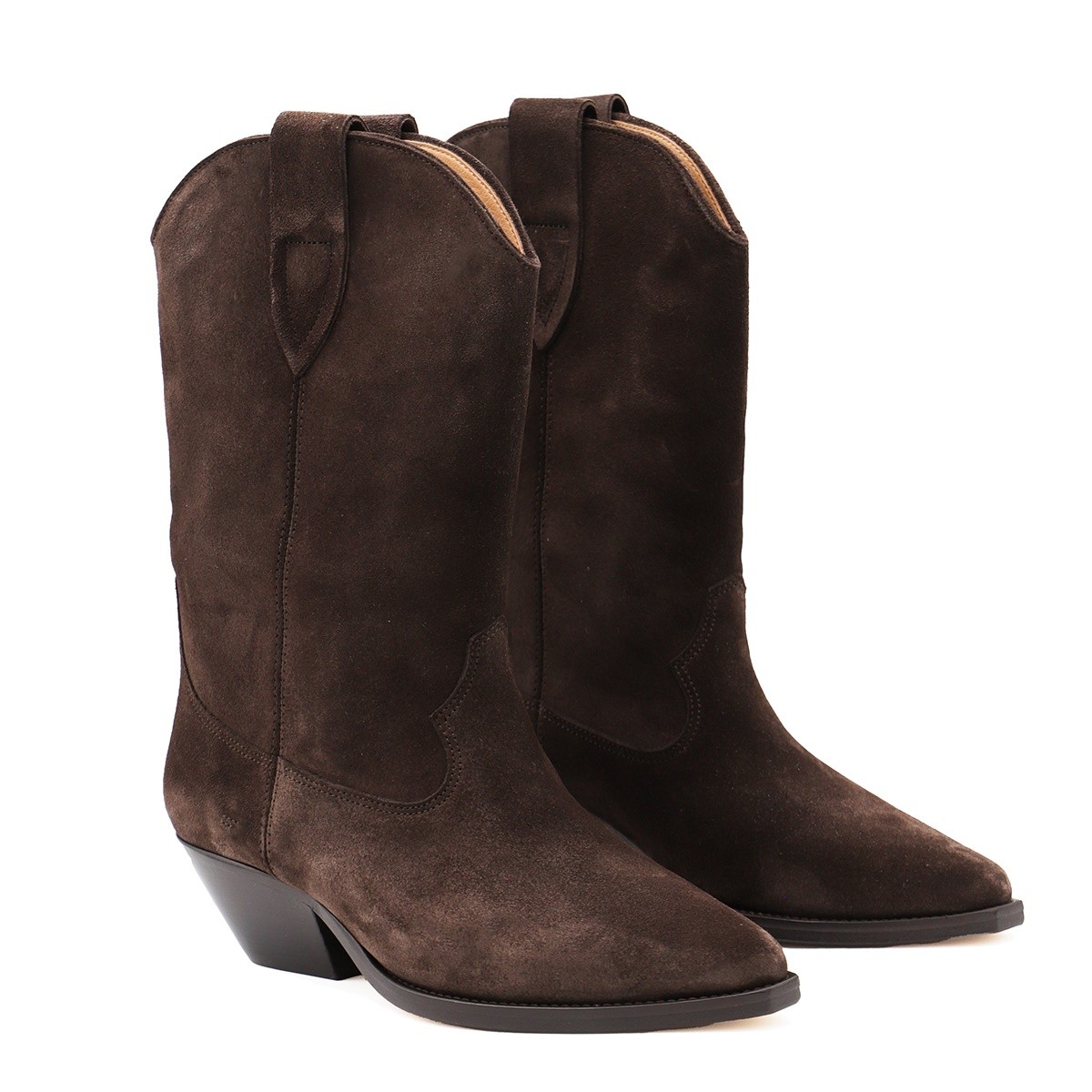 DARK BROWN LEATHER DUERTO BOOTS