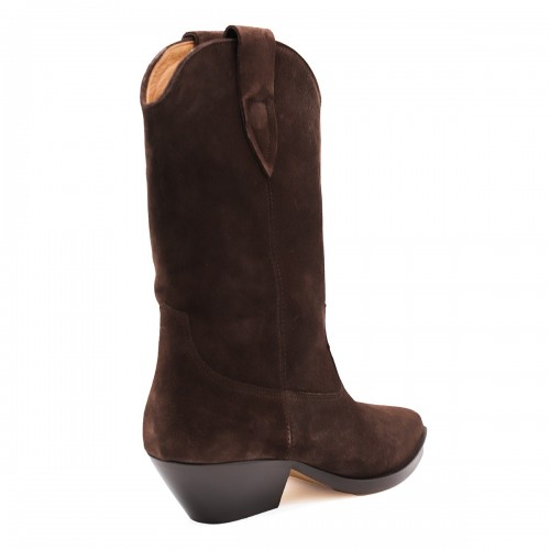 DARK BROWN LEATHER DUERTO BOOTS
