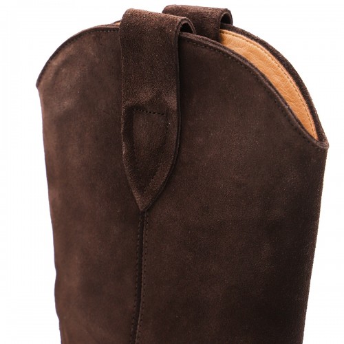 DARK BROWN LEATHER DUERTO BOOTS