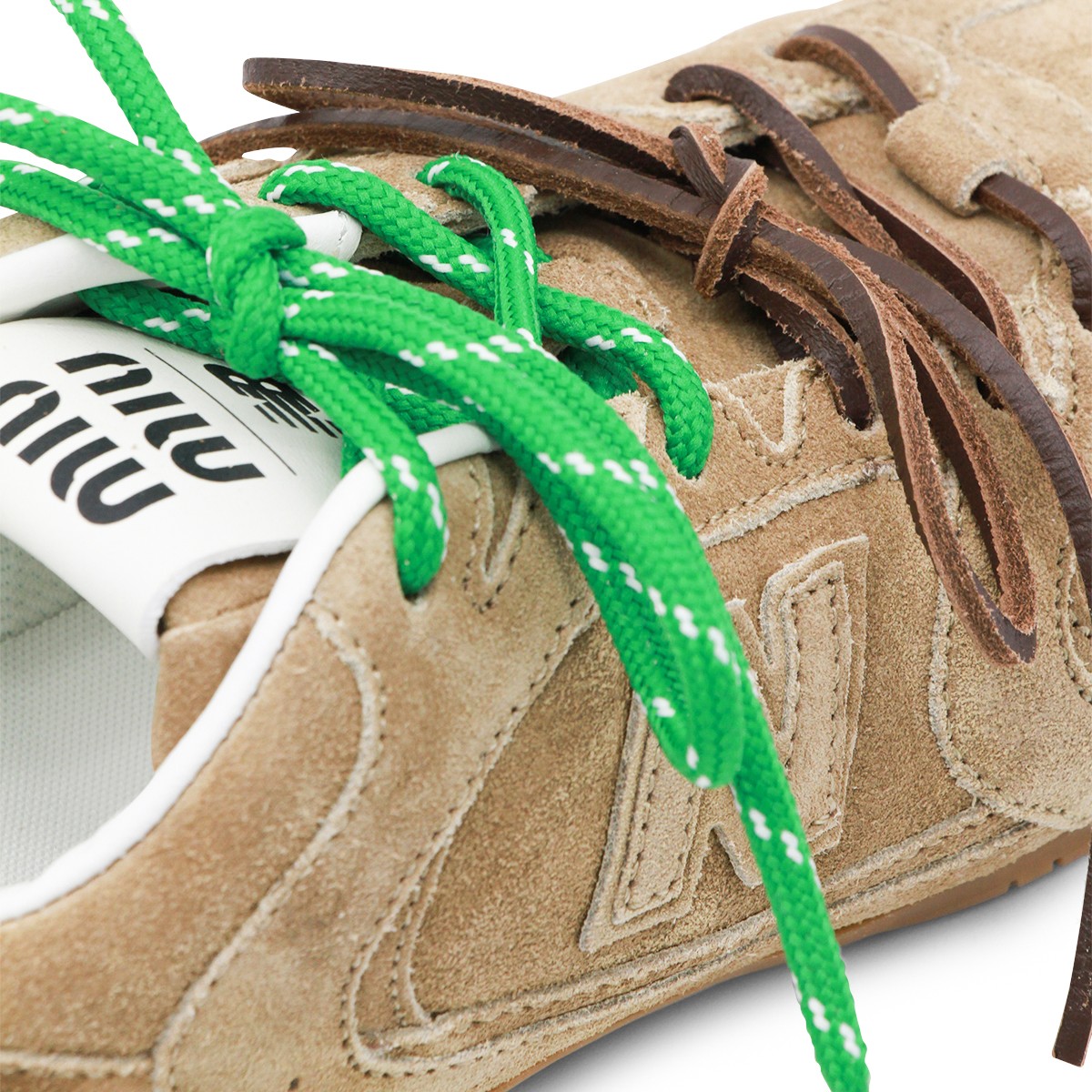 ECRU LEATHER SNEAKERS