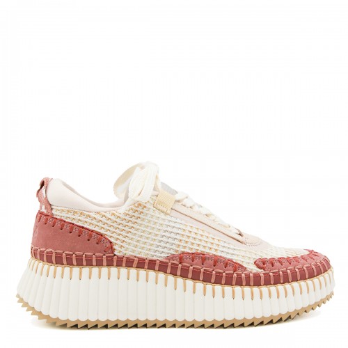 PINK AND BEIGE NAMA SNEAKERS