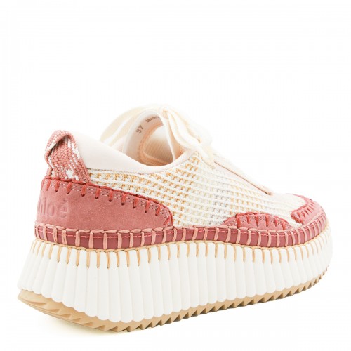 PINK AND BEIGE NAMA SNEAKERS