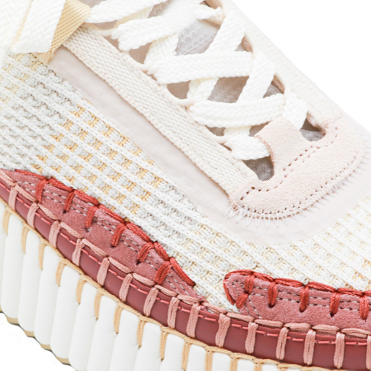 PINK AND BEIGE NAMA SNEAKERS