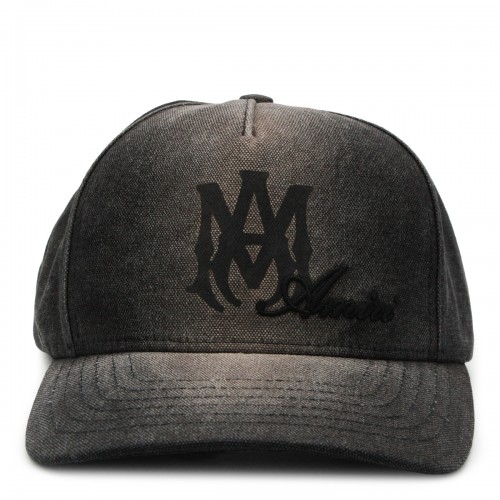 BLACK COTTON BASEBALL CAP