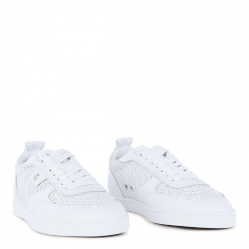 WHITE LEATHER SNEAKERS