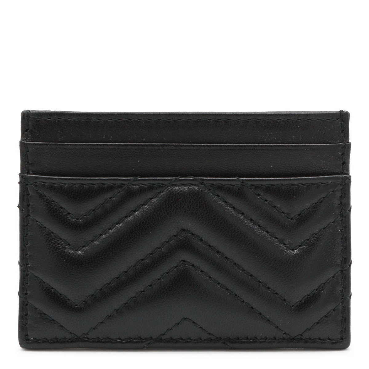 BLACK LEATHER CARD HOLDER