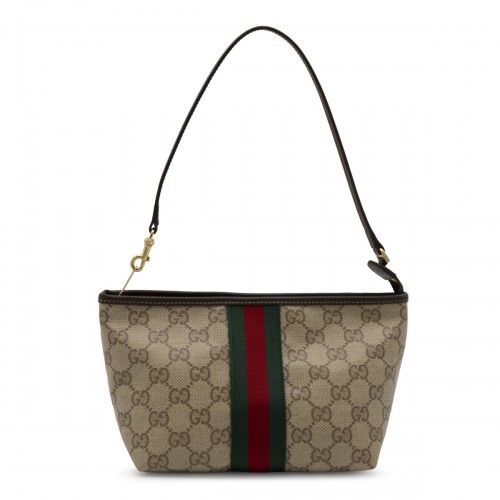 BEIGE EBONY WEB RIBBON MINI BAG