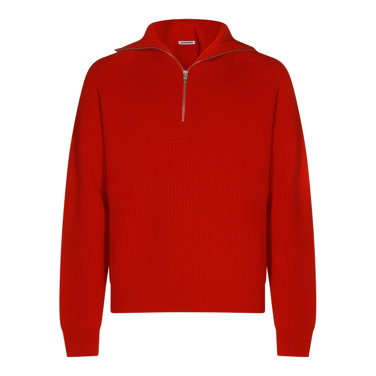 RED WOOL KNITWEAR