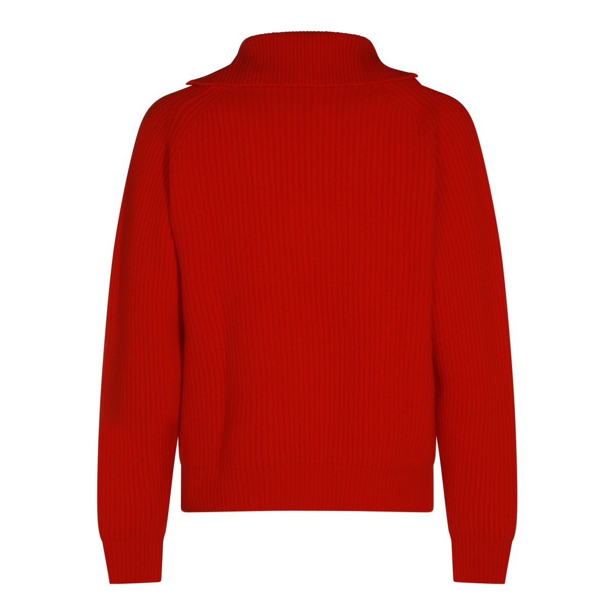 RED WOOL KNITWEAR