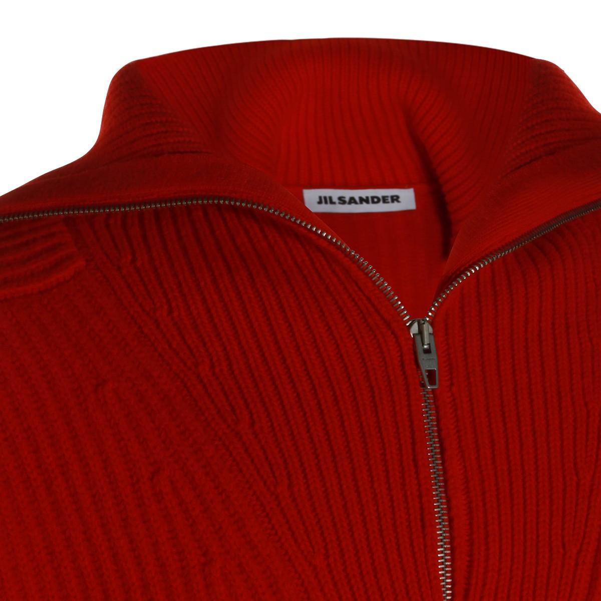 RED WOOL KNITWEAR