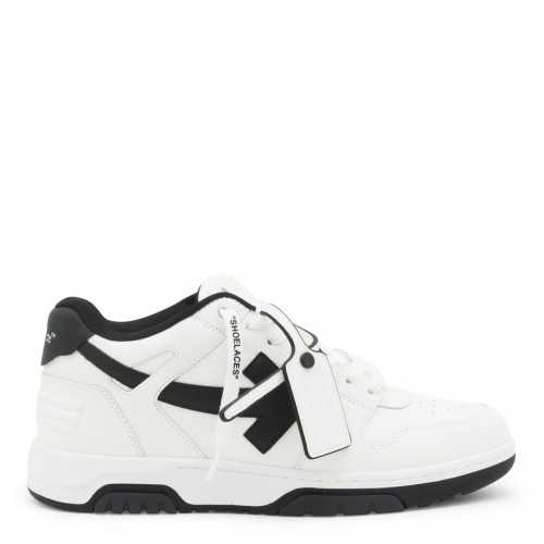 WHITE AND BLACK LEATHER OUT...