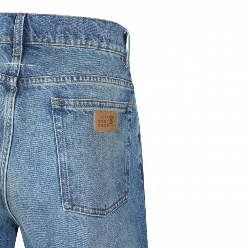 LIGHT BLUE COTTON JEANS