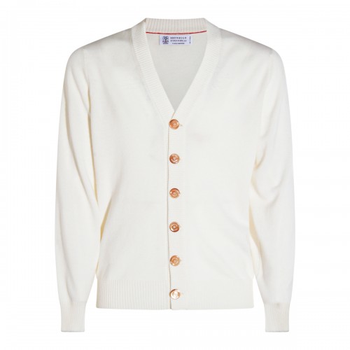 WHITE CASHMERE KNITWEAR 