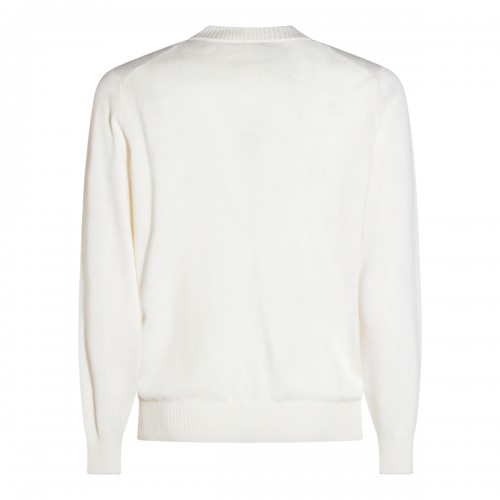 WHITE CASHMERE KNITWEAR 