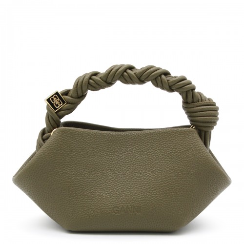 MILITARY GREEN TOP HANDLE BAG
