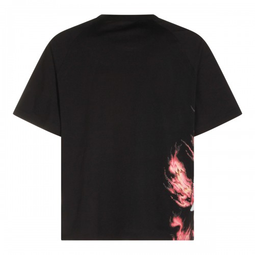 BLACK COTTON T-SHIRT