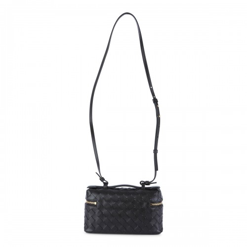 DARK BROWN LEATHER BANG BANG TOP HANDLE BAG
