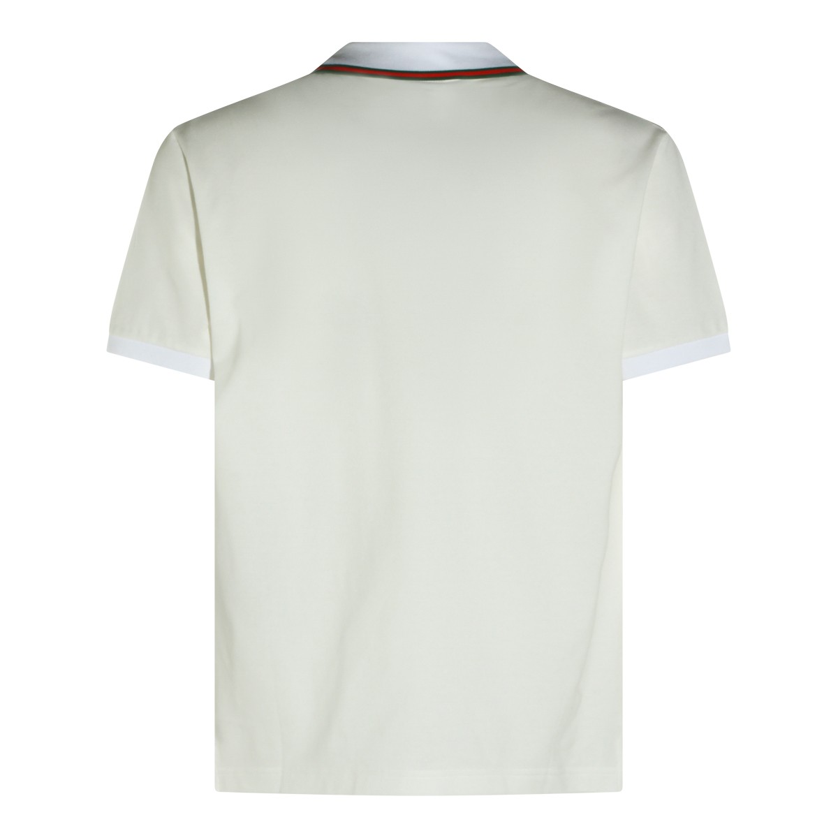 WHITE COTTON POLO SHIRT
