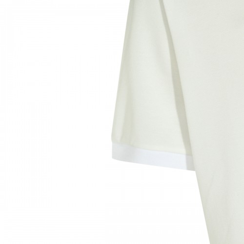 WHITE COTTON POLO SHIRT