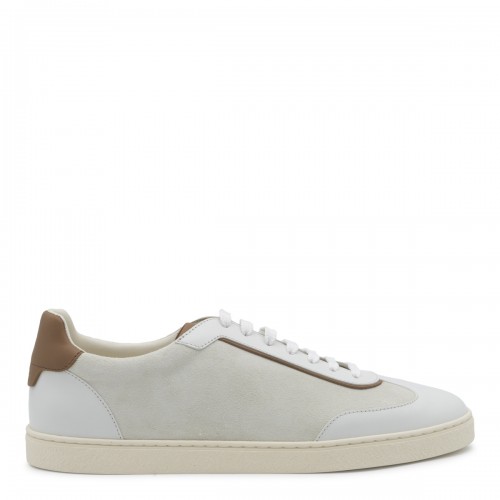 OFF WHITE LEATHER SNEAKERS