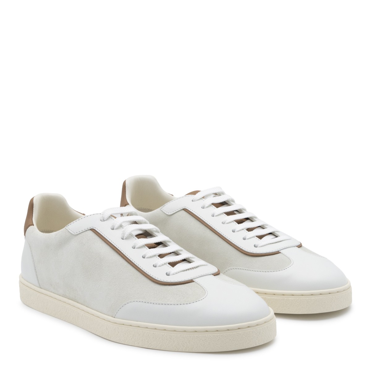 OFF WHITE LEATHER SNEAKERS