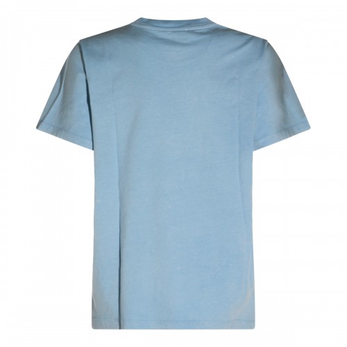 LIGHT BLUE COTTON T-SHIRT
