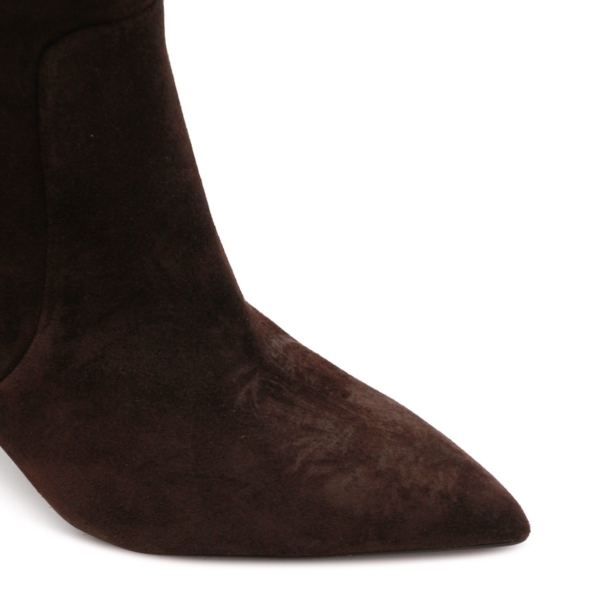 BROWN LEATHER ANJA BOOTS