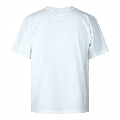 WHITE COTTON HANDWRITTEN T-SHIRT