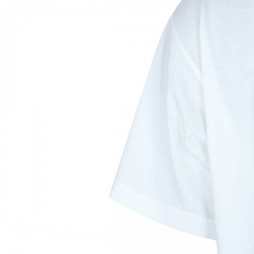 WHITE COTTON HANDWRITTEN T-SHIRT