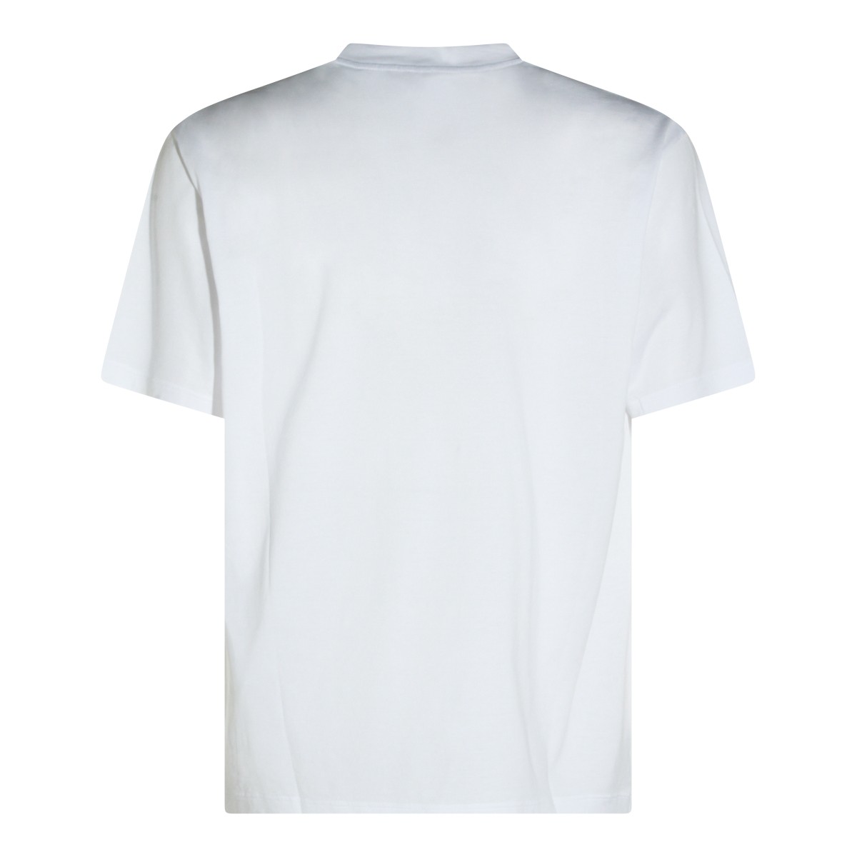 WHITE COTTON WEB RIBBON T-SHIRT