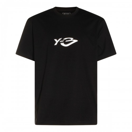 BLACK COTTON T-SHIRT