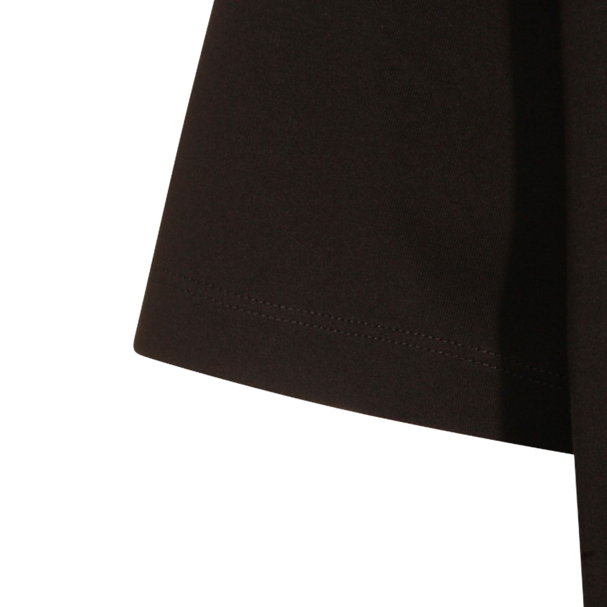 BLACK COTTON T-SHIRT