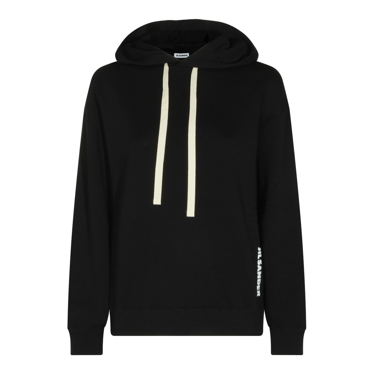 BLACK COTTON SWEATSHIRT